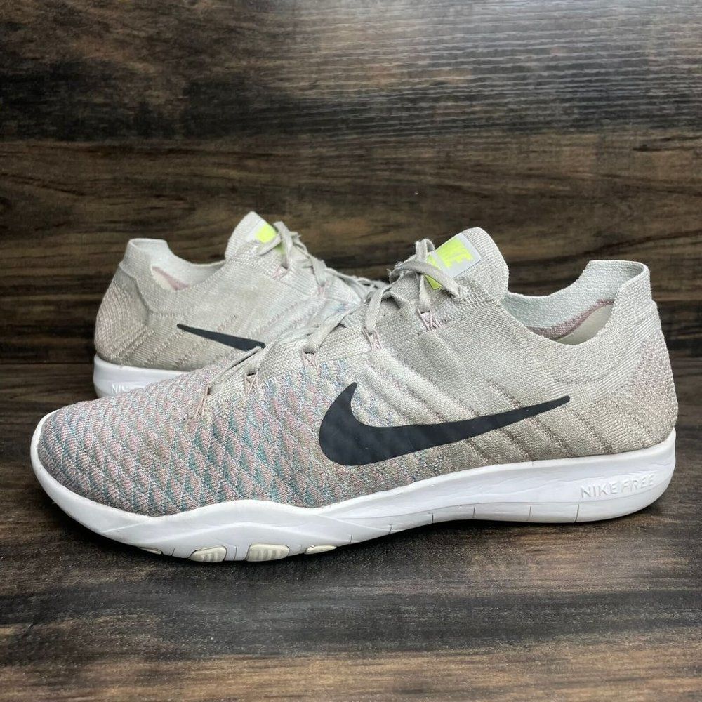 Nike Free Training Grey Quilted Sport Sneakers Women's Size US 9 904658-009